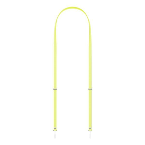 APPLE CROSSBODY STRAP - NEON YELLOW